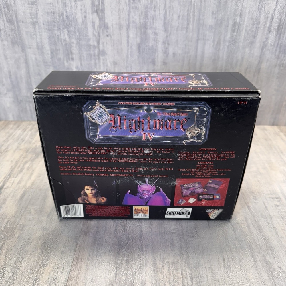 100% COMPLETE Nightmare Series Video Board Game Set 1,2,3 & 4 VHS - Picture 15 of 16